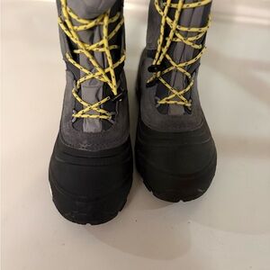 The North Face Kids Boots - Black, Gray, and Yellow